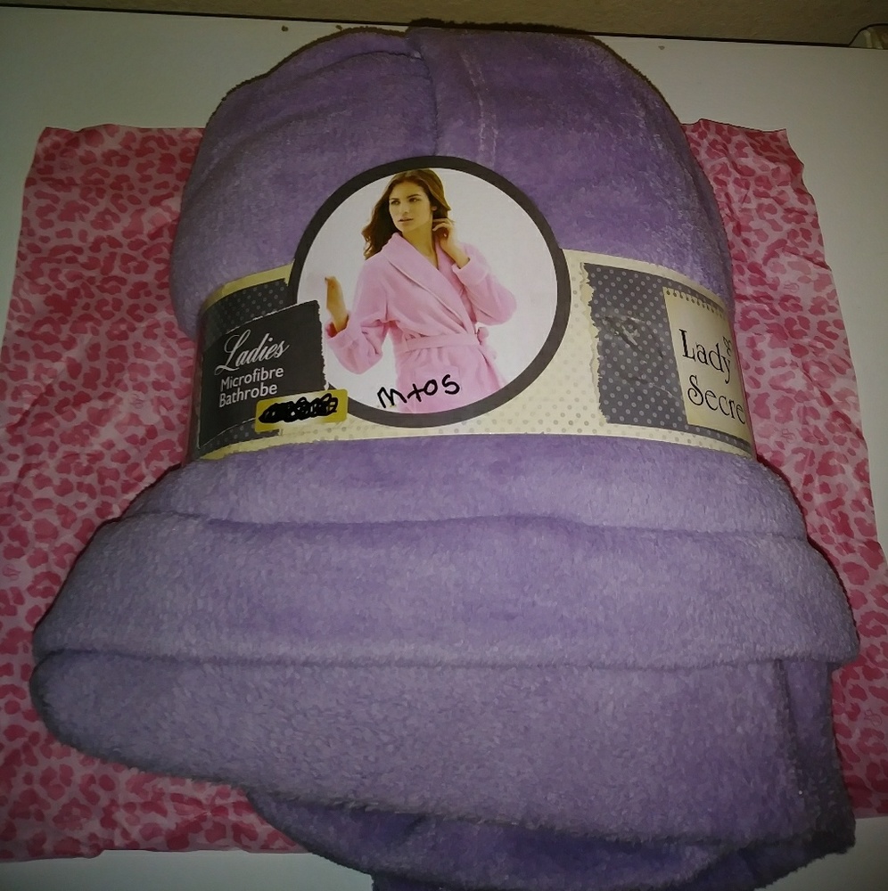 Ladys Microfiber bath robe